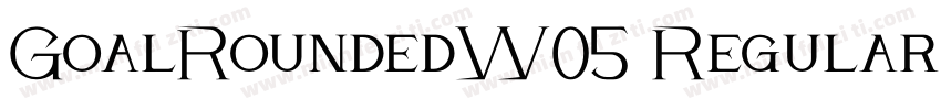 GoalRoundedW05 Regular Regular字体转换